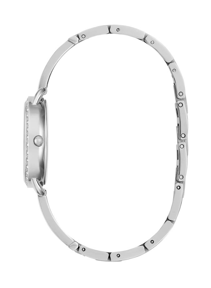 GUESS ساعة كواتز للنساء من غس بتصميم فضي GW0914L1 - Image 2